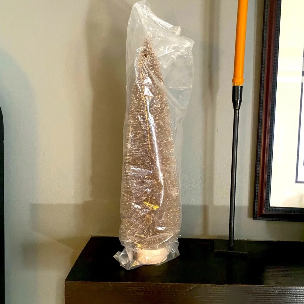 West Elm Glitter Brush Tree